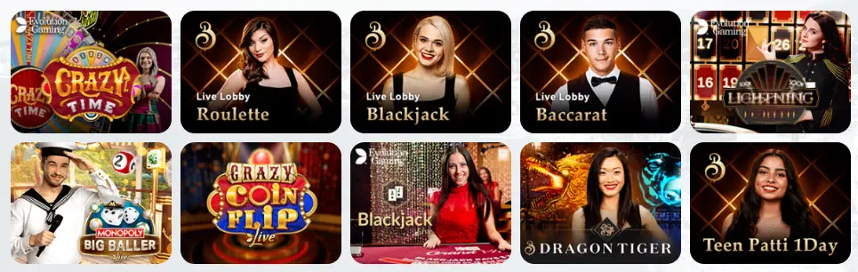 4rabet Live Casino Games India